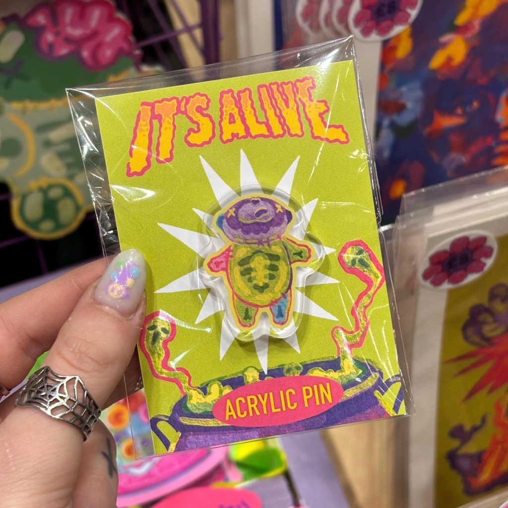 Acrylic “It’s Alive” Pin 1.5”